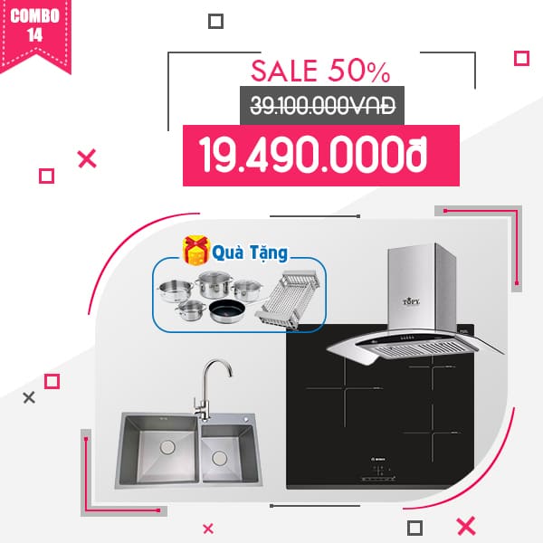 Combo chậu và vòi Ecalite Combo chậu và vòi Ecalite