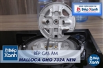 Bếp gas âm 2 vùng nấu Malloca GHG 732A NEW/ Màu đen